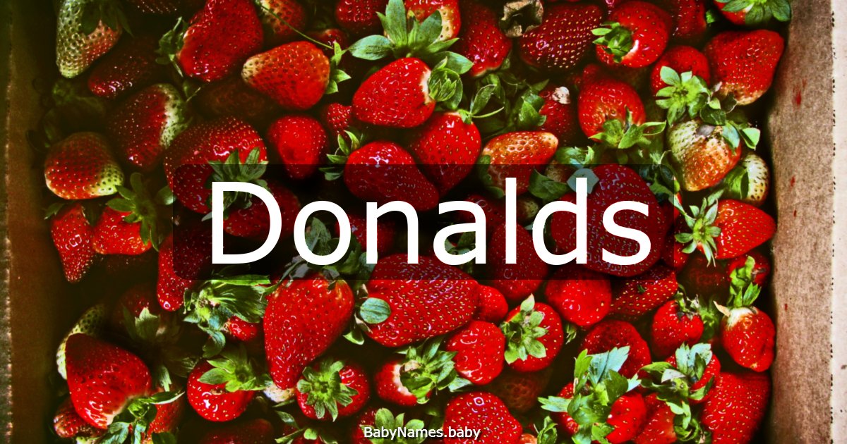 Donalds