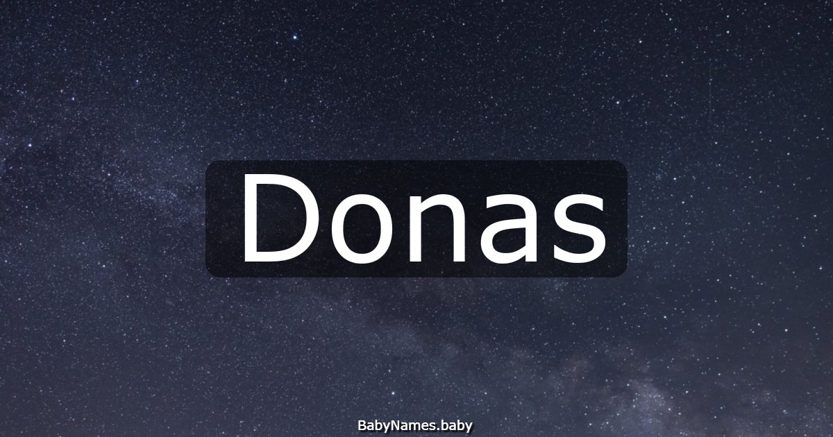 Donas