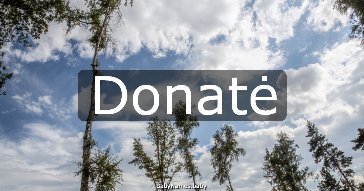 Donatė