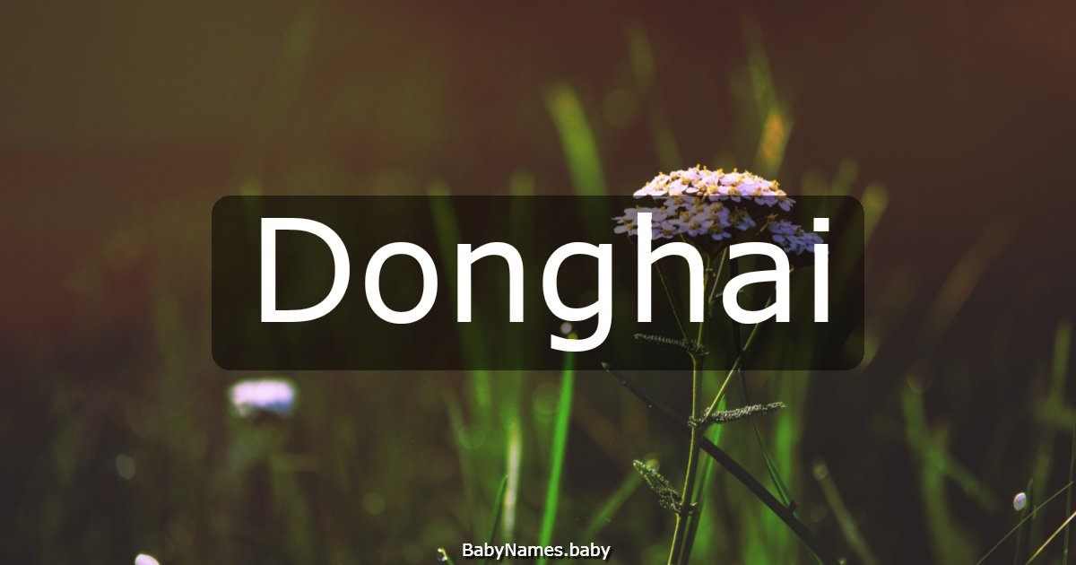 Donghai