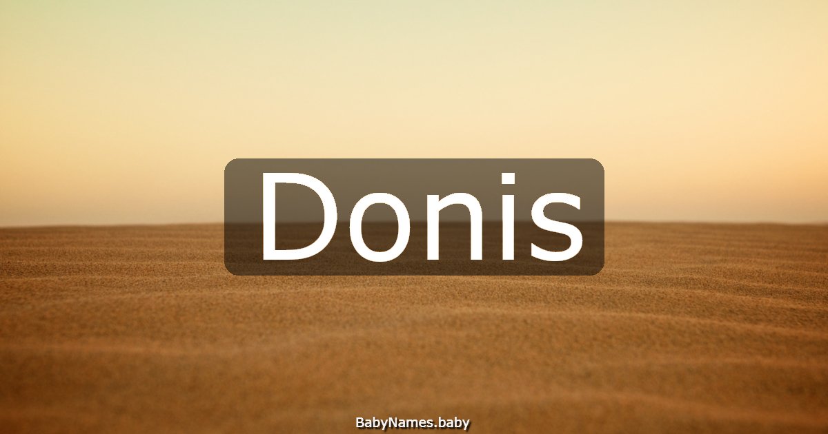 Donis