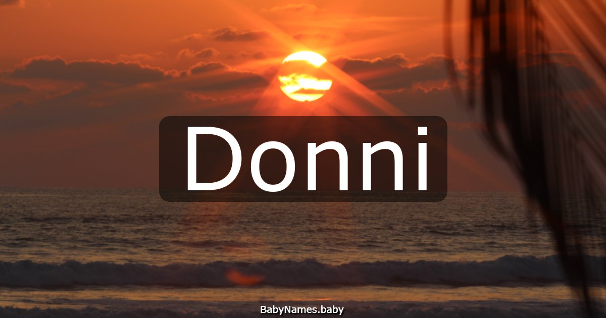 Donni