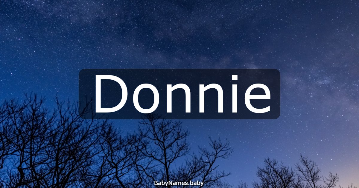 Donnie