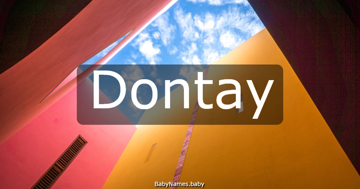 Dontay