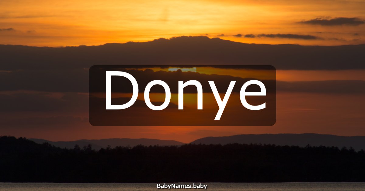 Donye