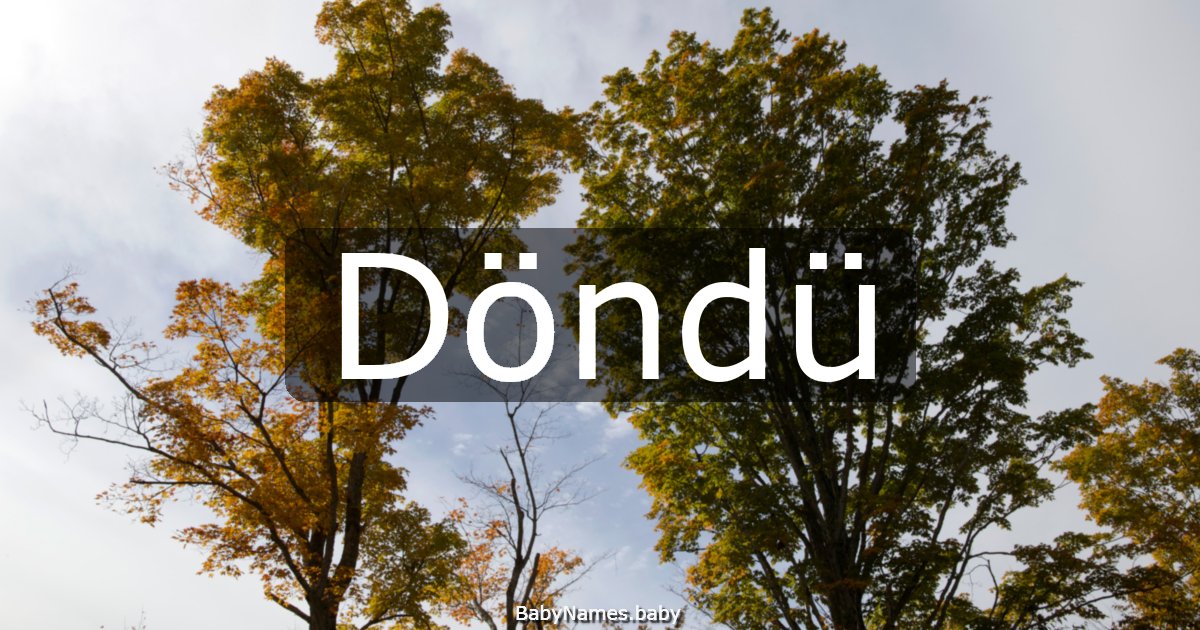 Döndü