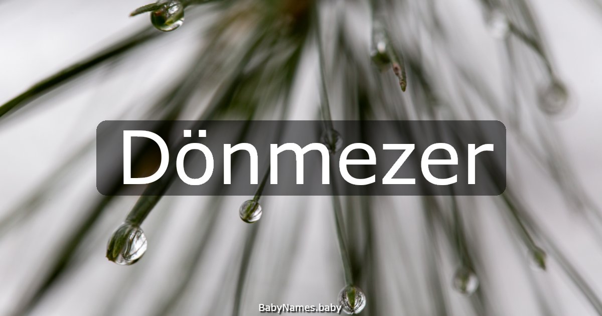 Dönmezer