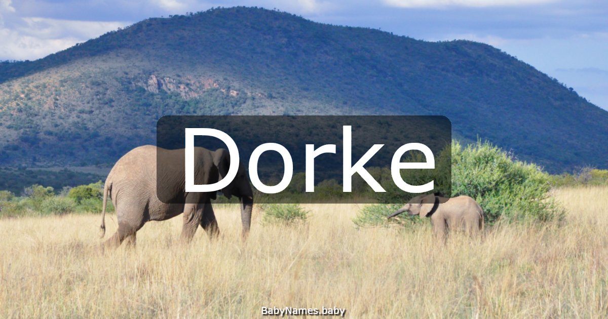 Dorke