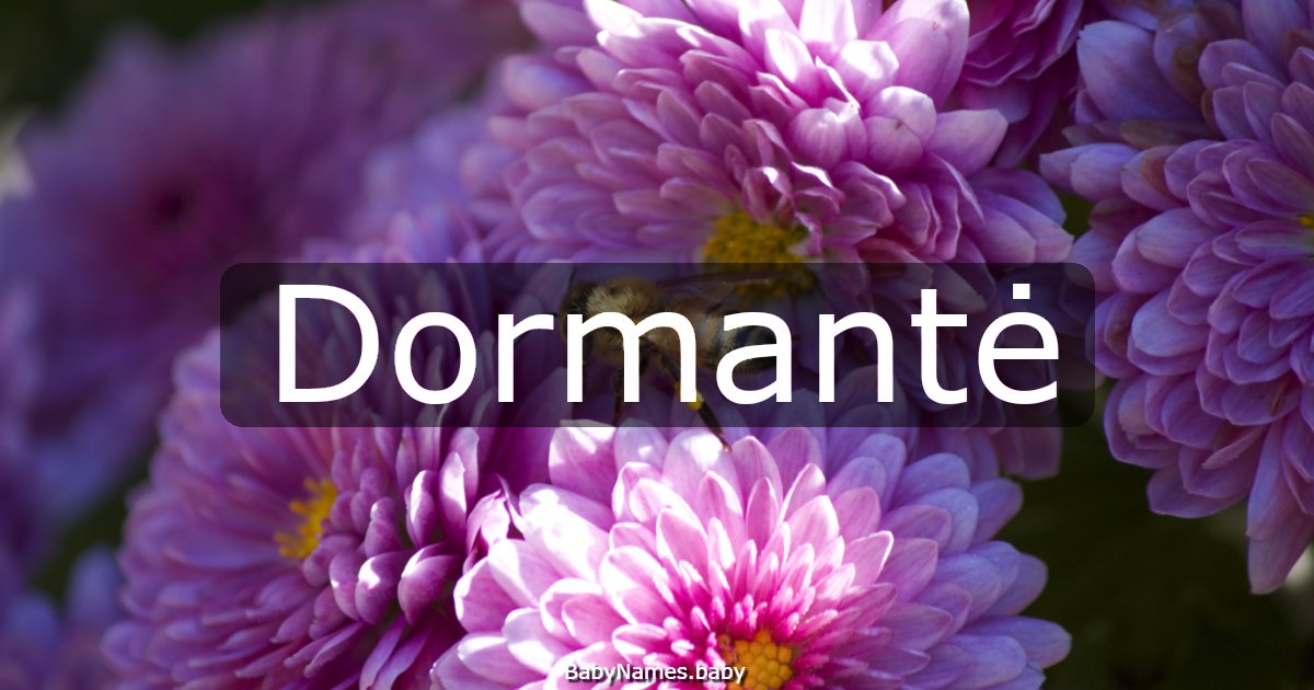 Dormantė
