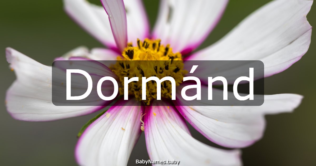 Dormánd