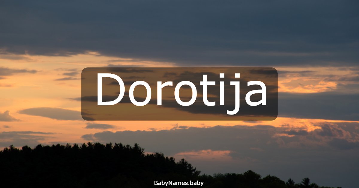 Dorotija
