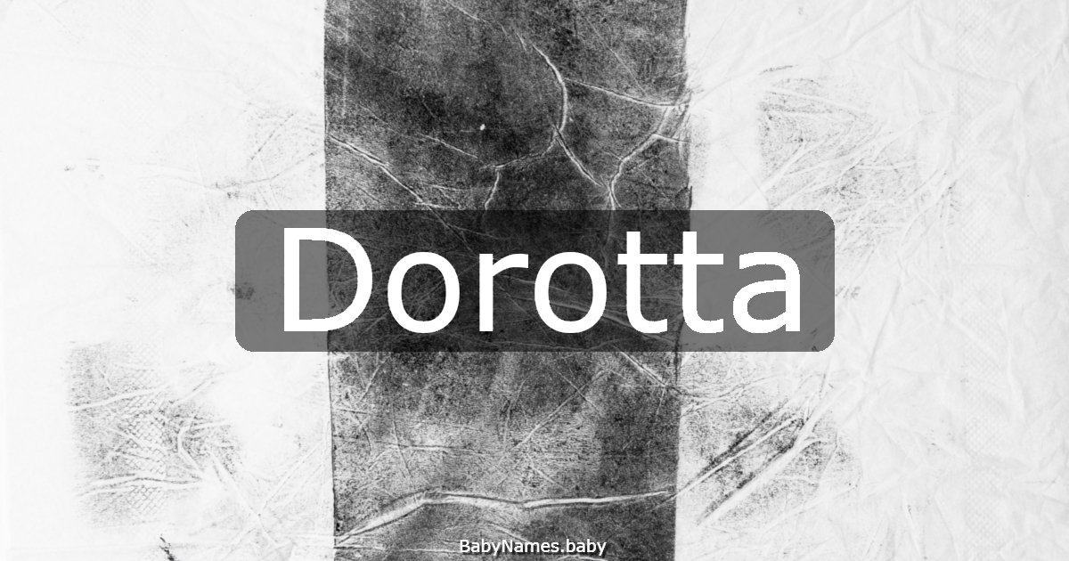 Dorotta
