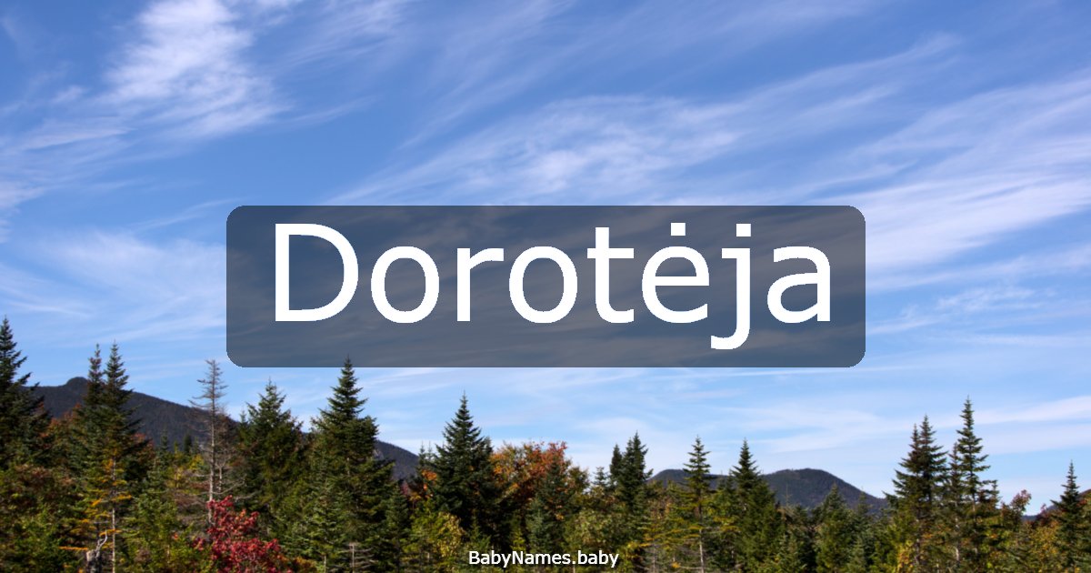Dorotėja