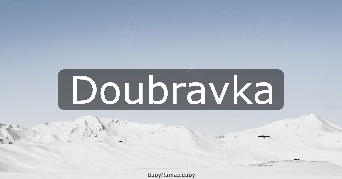 Doubravka