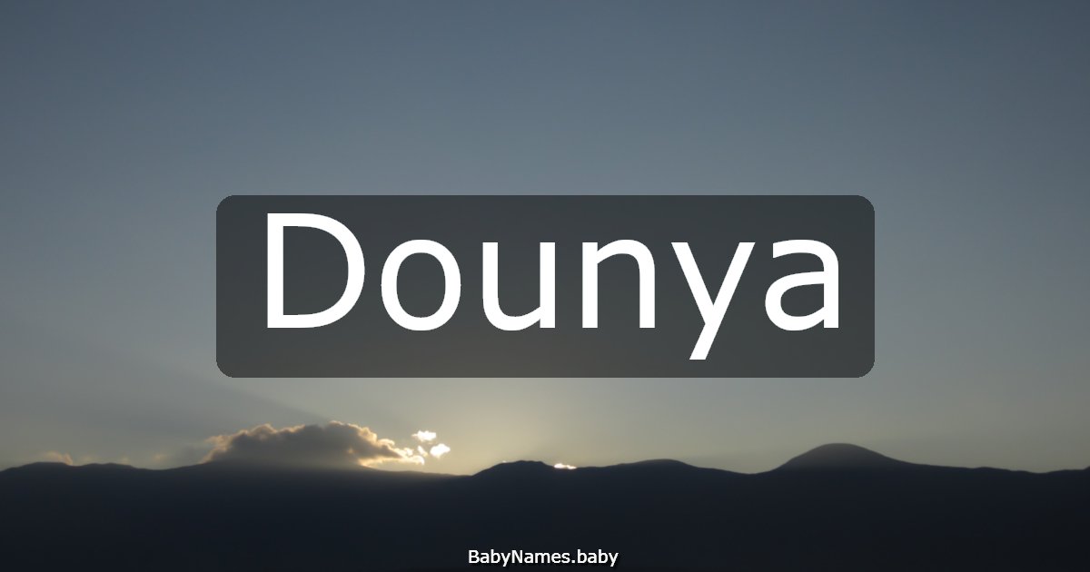Dounya