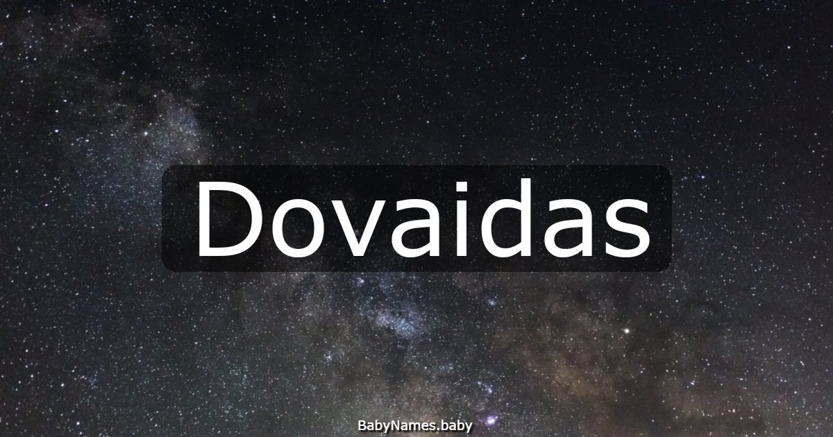 Dovaidas