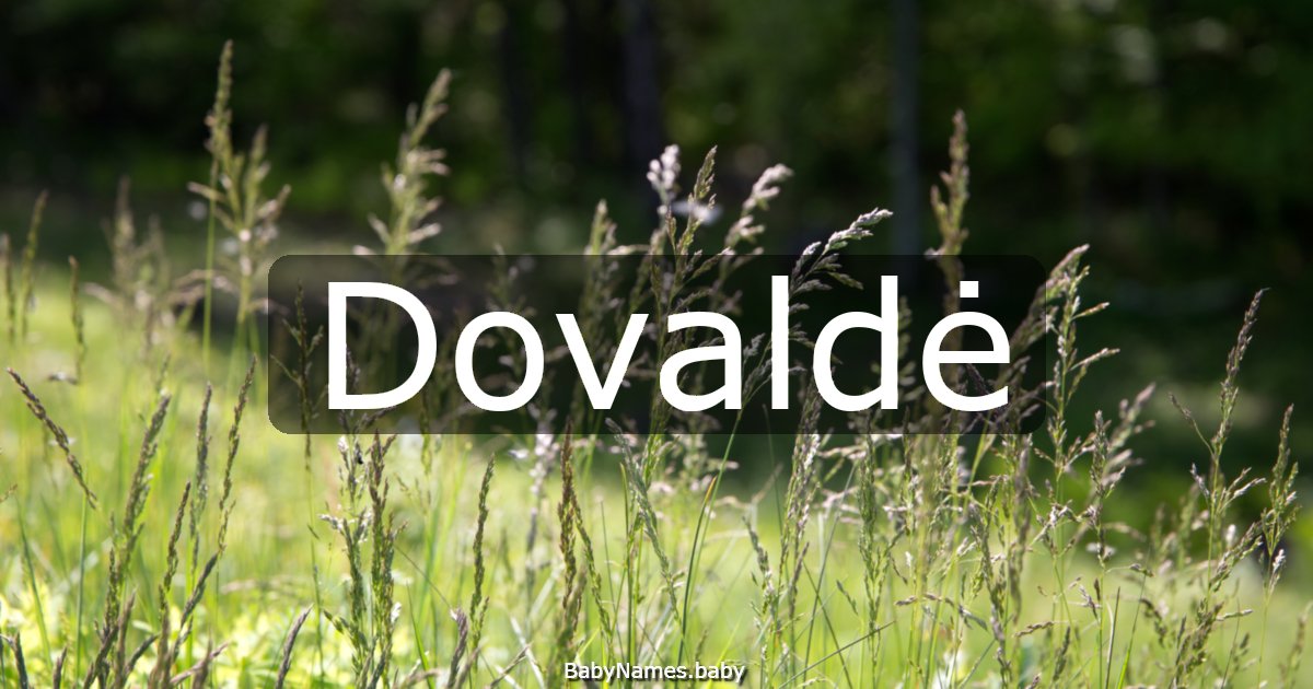 Dovaldė