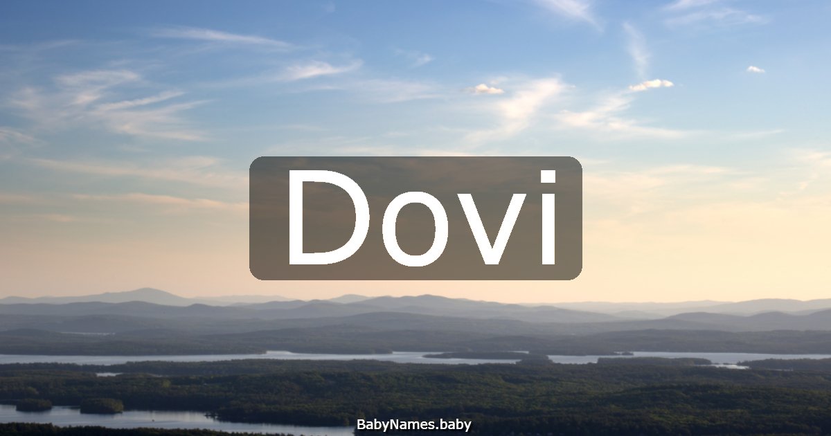 Dovi