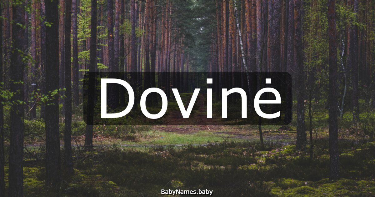 Dovinė