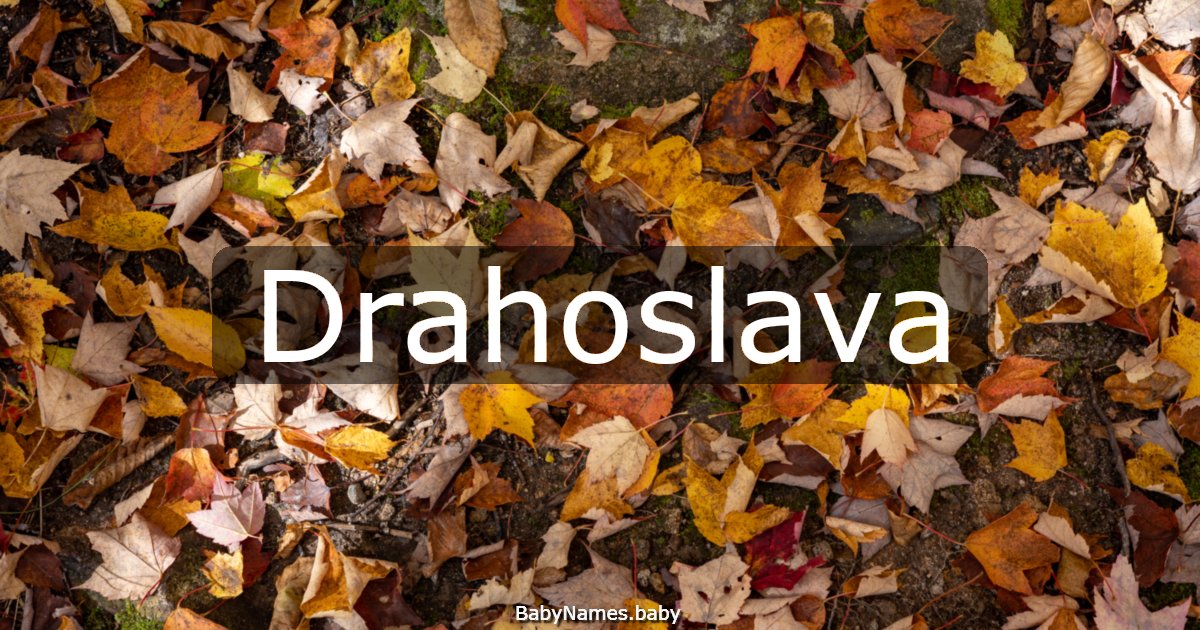 Drahoslava