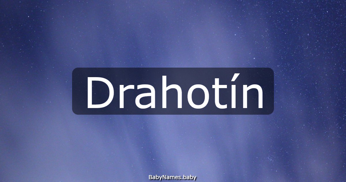 Drahotín