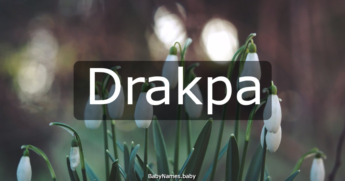 Drakpa