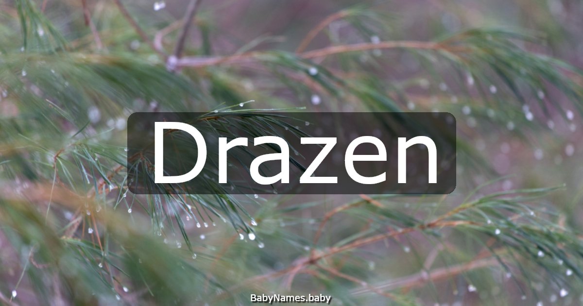 Drazen