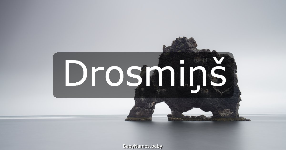 Drosmiņš