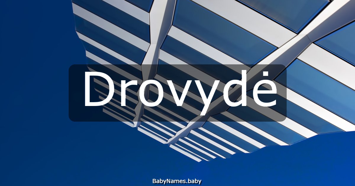 Drovydė