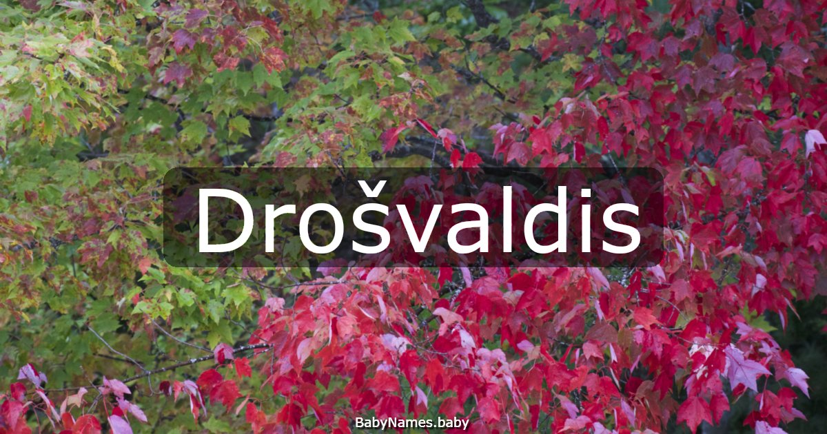 Drošvaldis