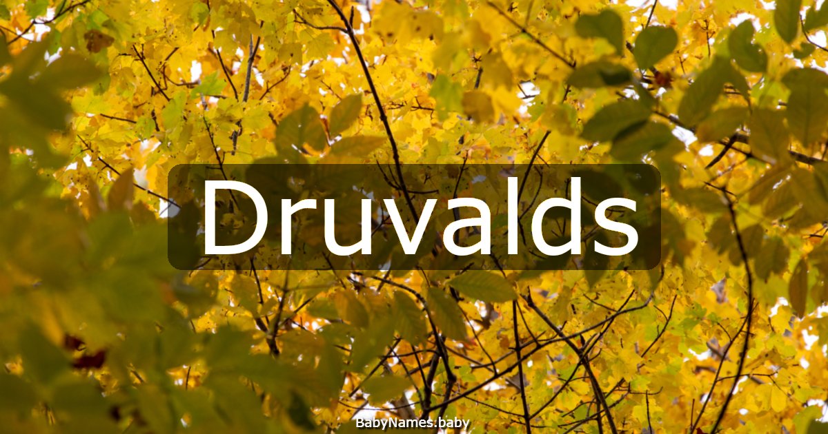 Druvalds