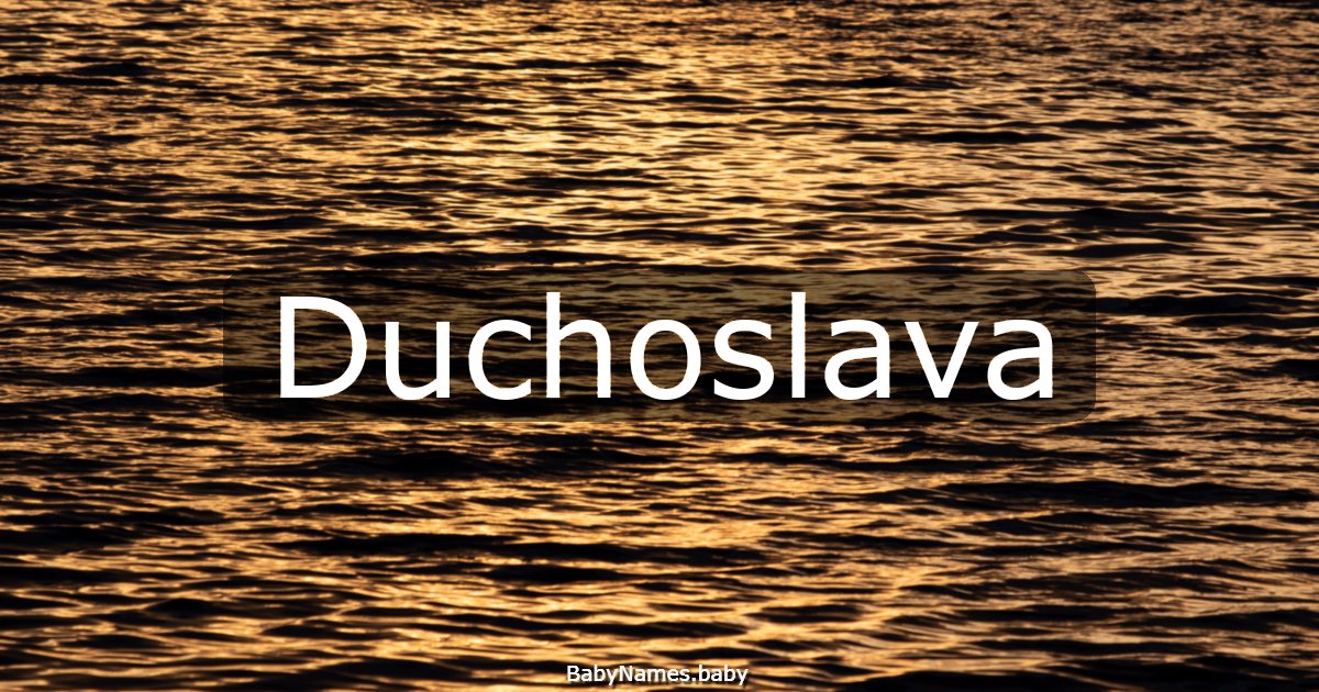Duchoslava