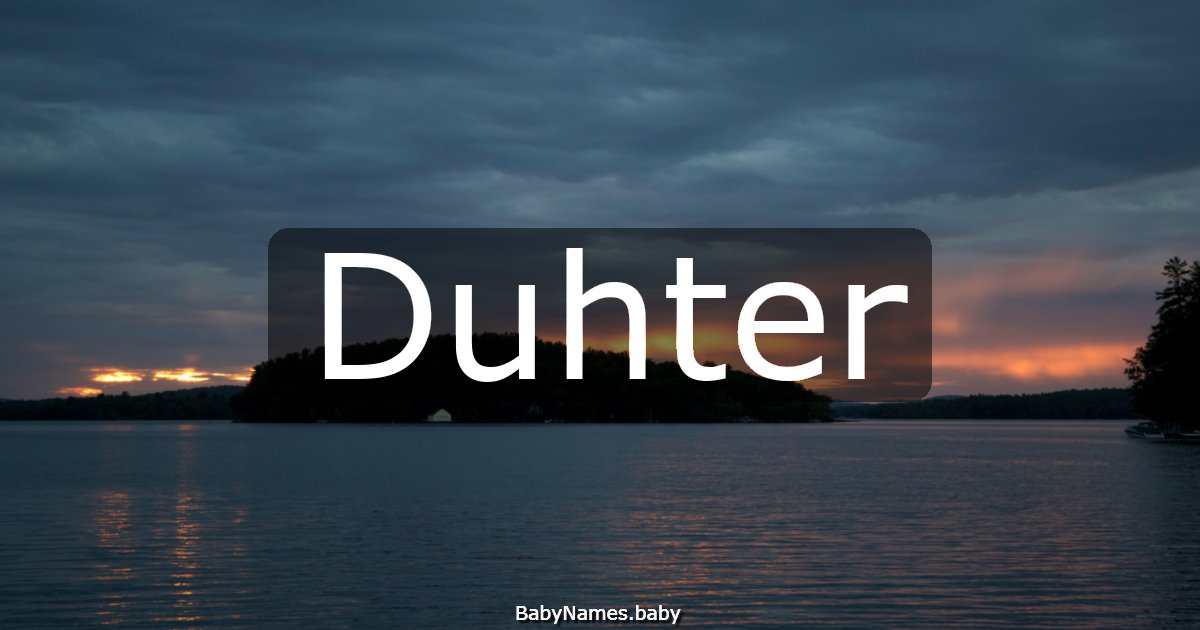 Duhter