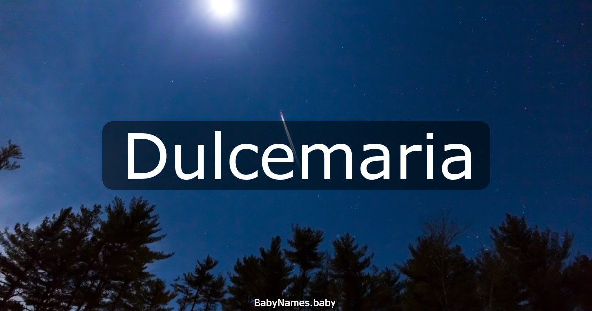 Dulcemaria