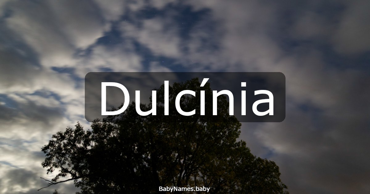 Dulcínia