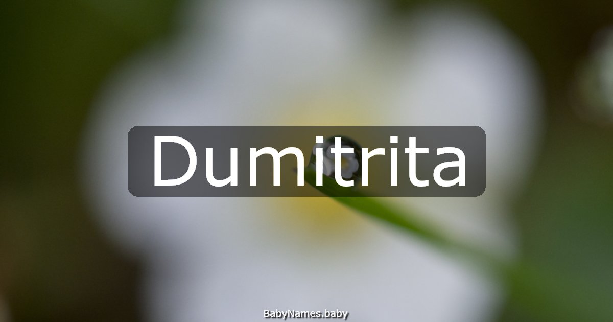 Dumitrita
