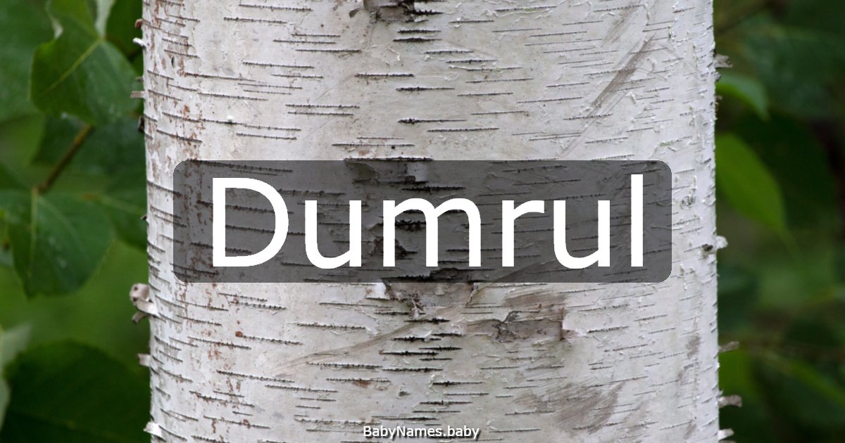 Dumrul
