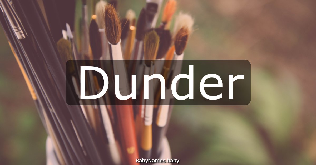 Dunder