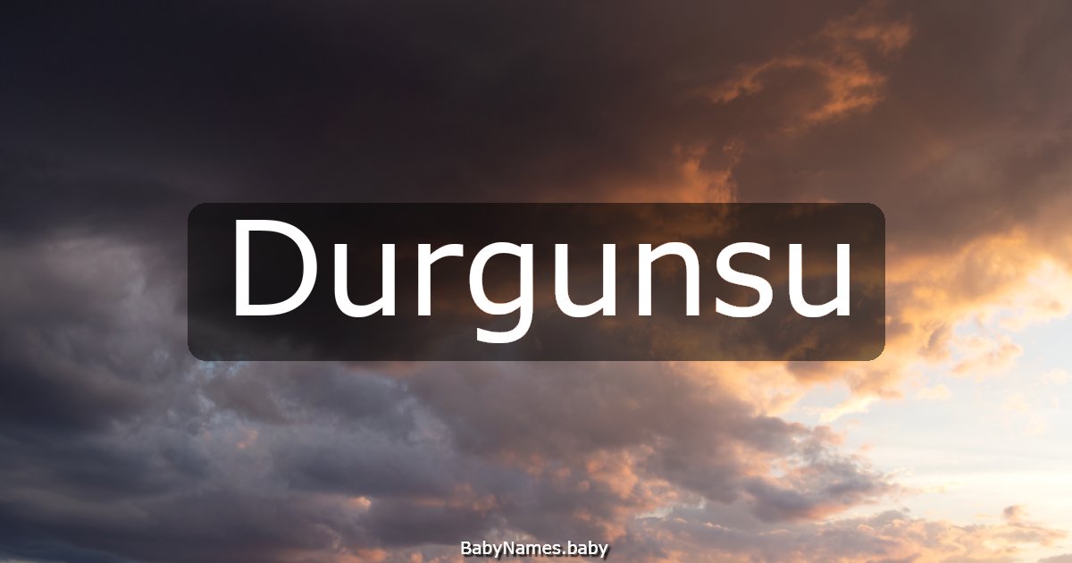 Durgunsu