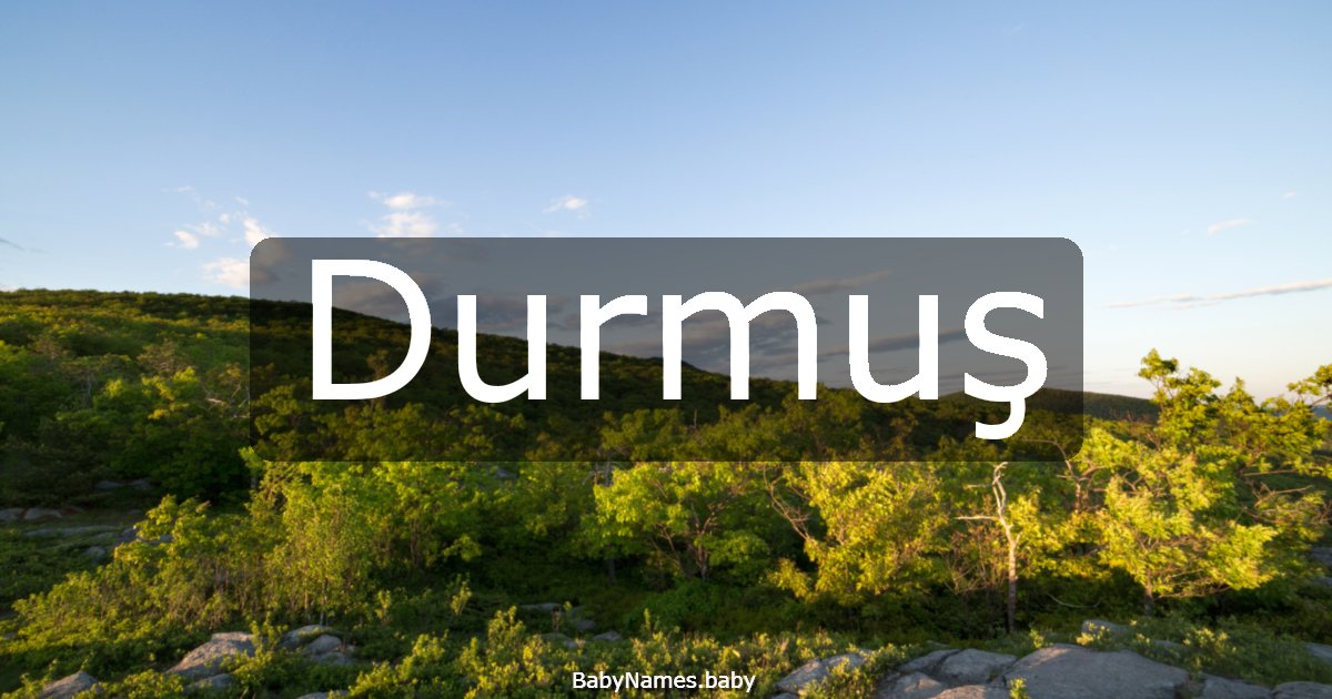 Durmuş