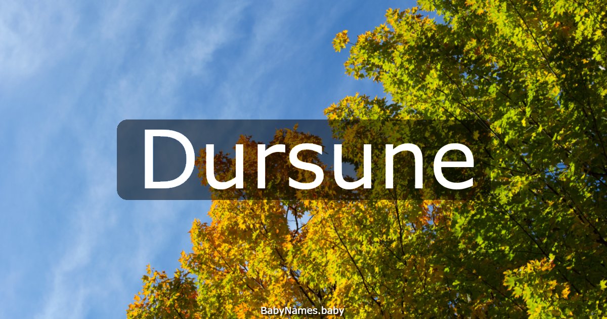 Dursune