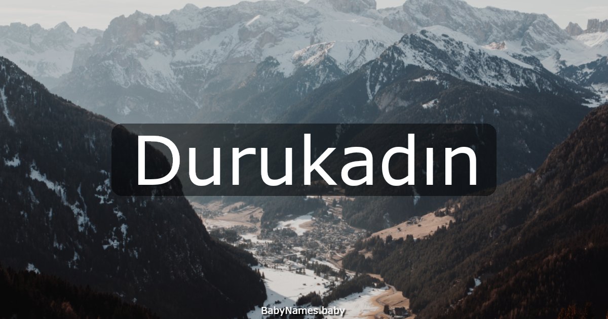 Durukadın