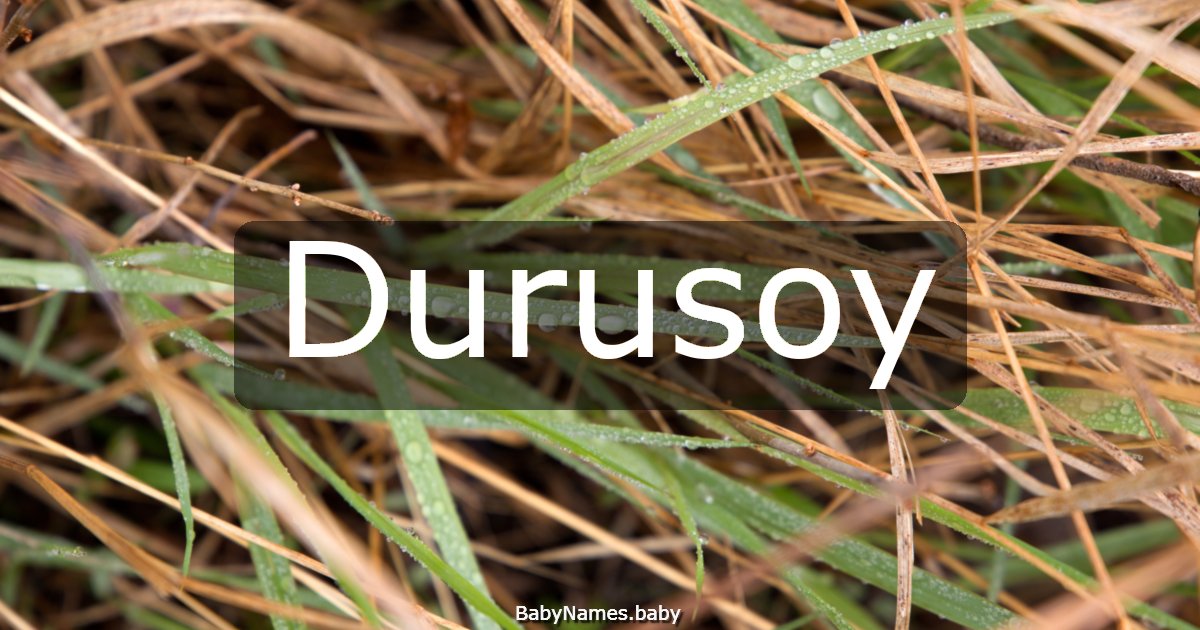 Durusoy