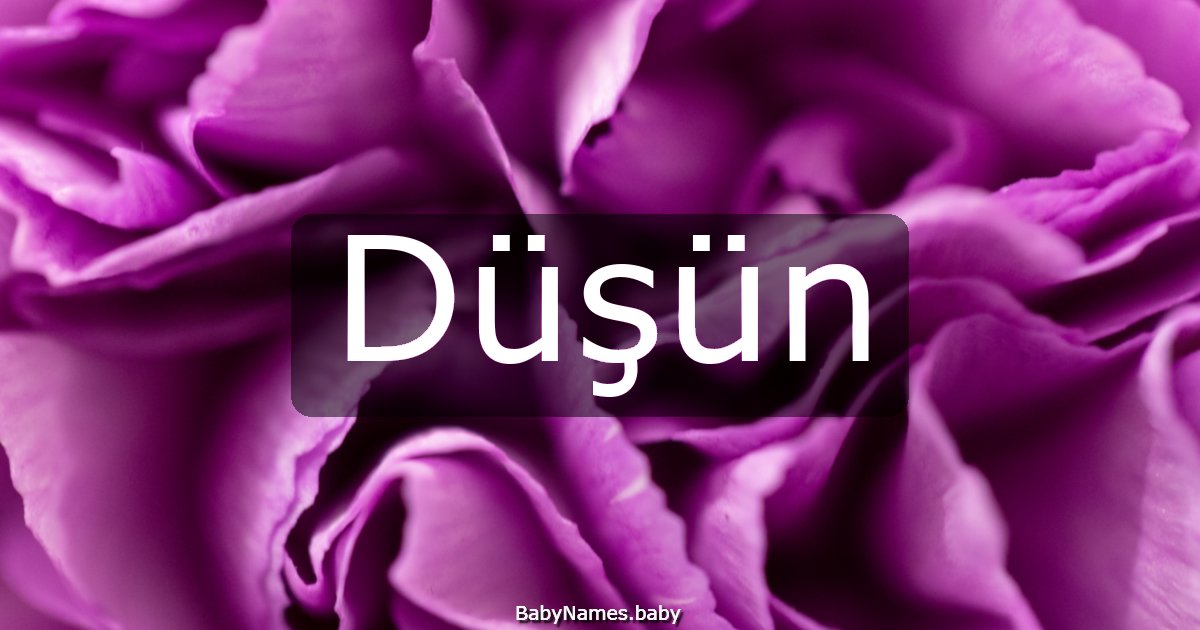Düşün