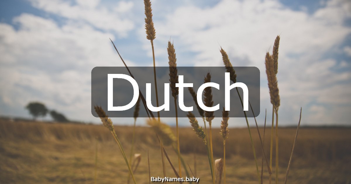 Dutch