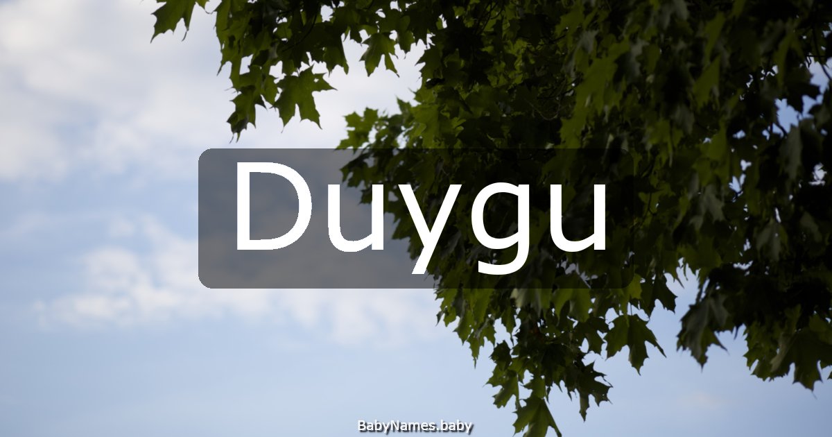Duygu