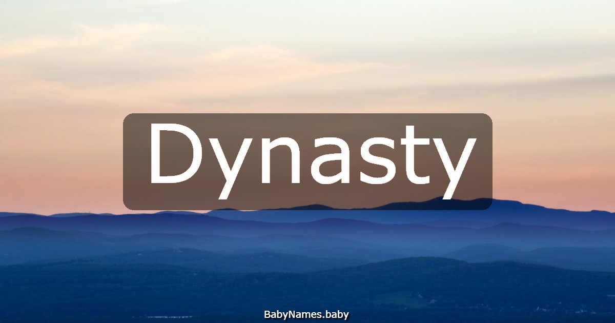Dynasty
