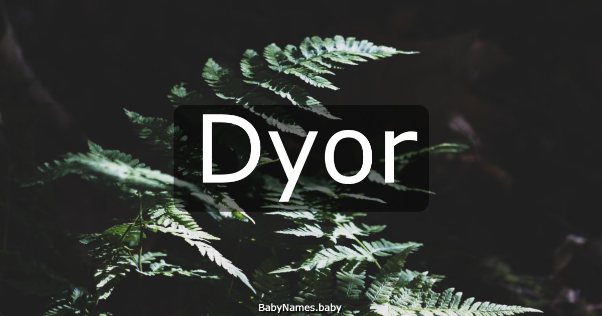 Dyor