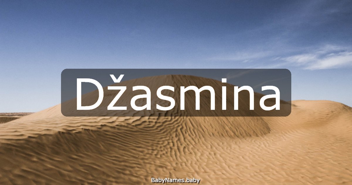 Džasmina