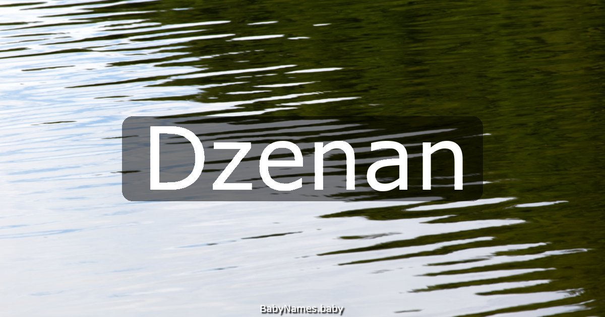 Dzenan